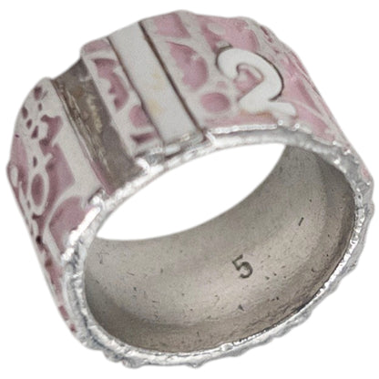 Vintage 2000s Dior By John Galliano Monogram Number Ring