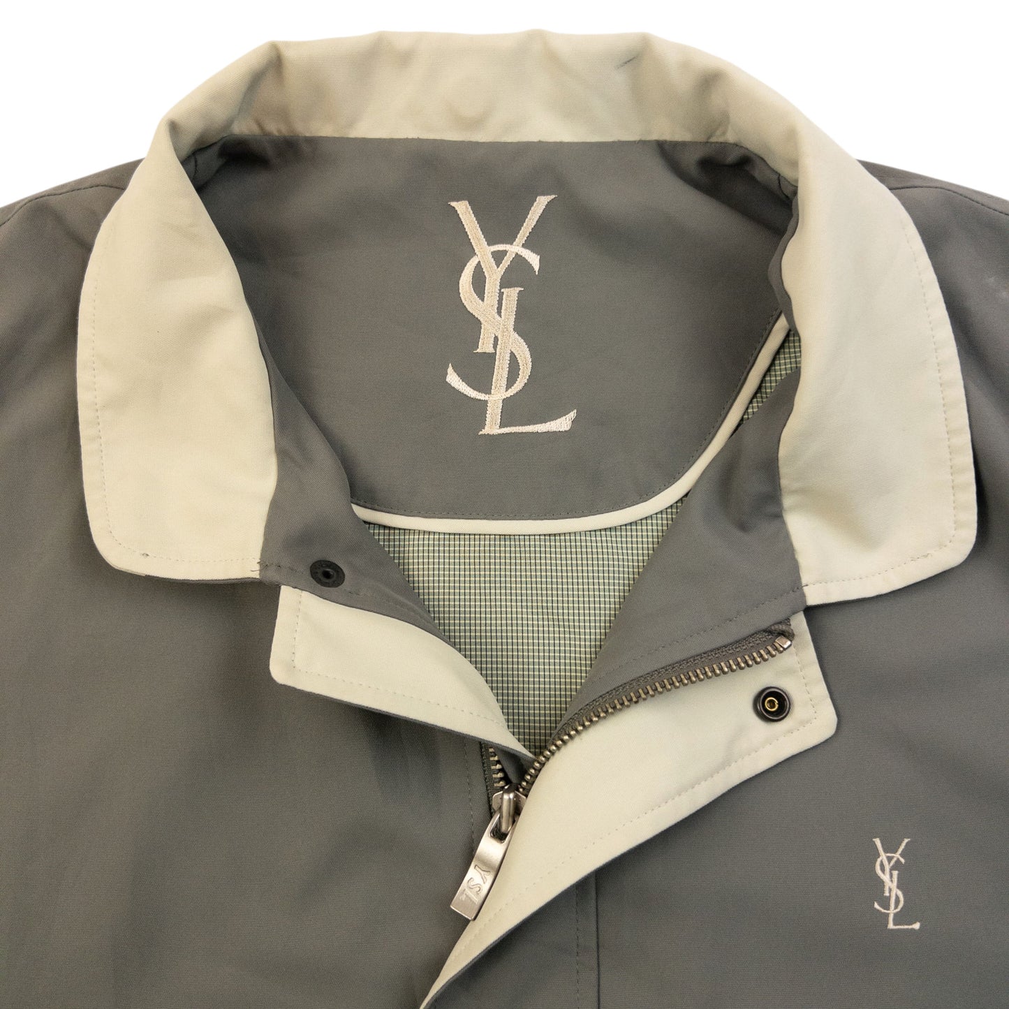 Vintage YSL Yves Saint Laurent Harrington Jacket Size L