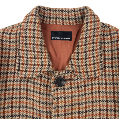 Vintage 2000s Hysteric Glamour Checkered Wool Jacket Size L