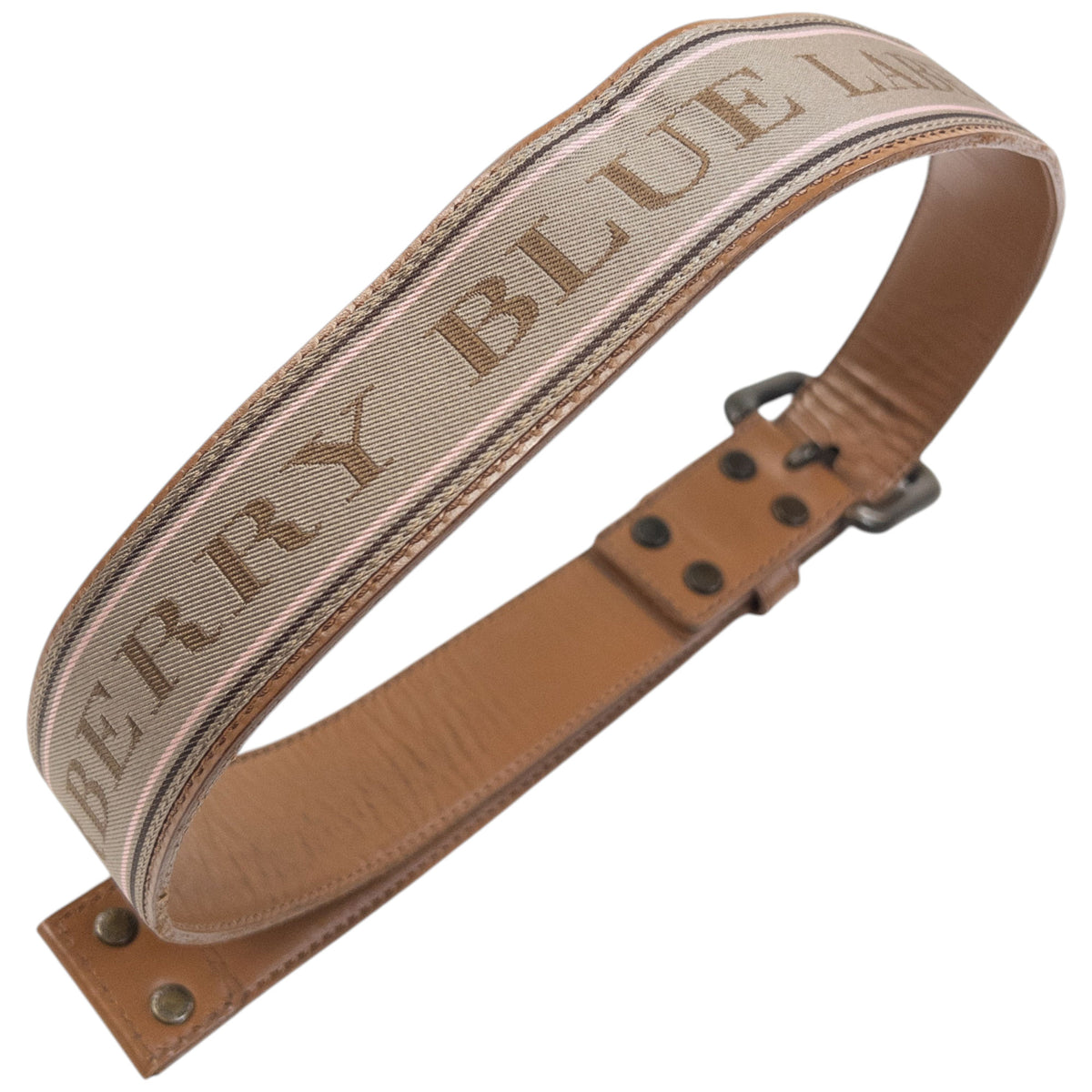 Vintage 2000s Burberry Blue Label Leather Belt Size L