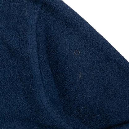 Vintage Burberry Embroidered Q Zip Fleece Sweatshirt Size M