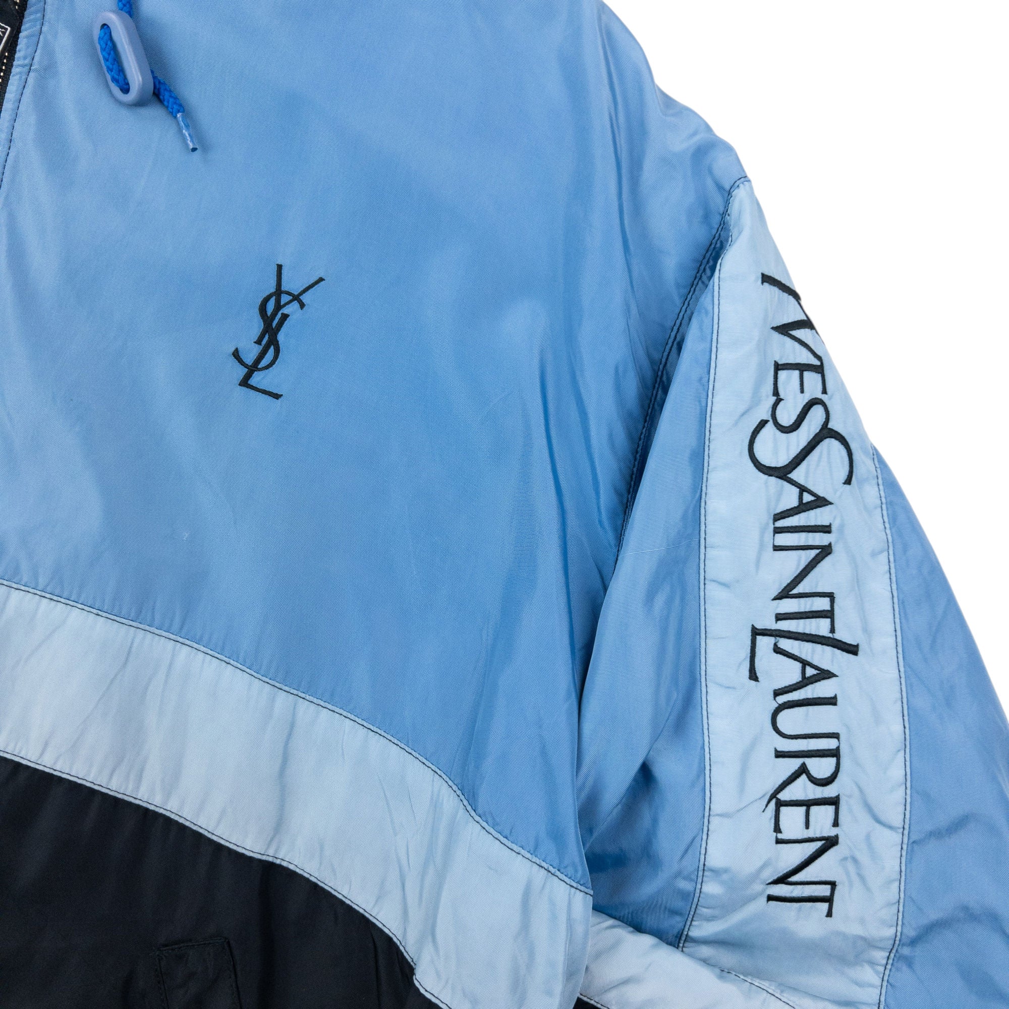 Vintage 90s YSL Yves Saint Laurent Zip Up Jacket Size L