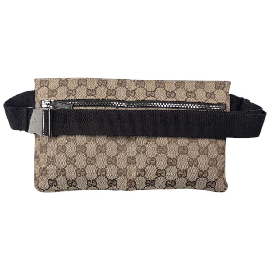Vintage Gucci Monogram Crossbody Bag