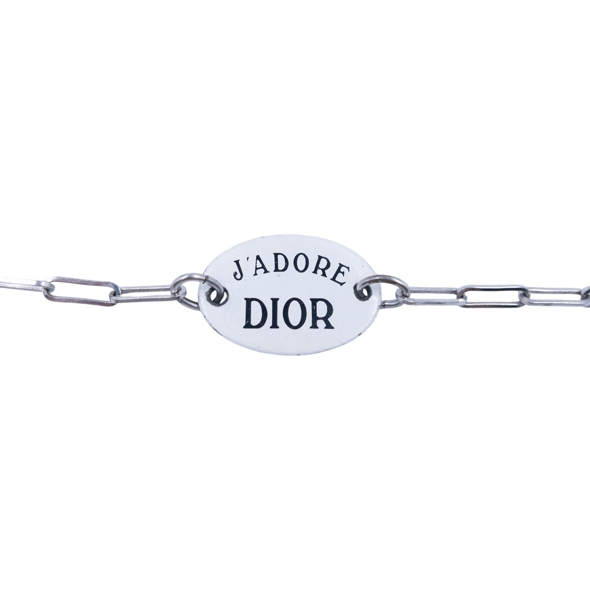 Vintage Dior J'adore Email Me Tag Bracelet
