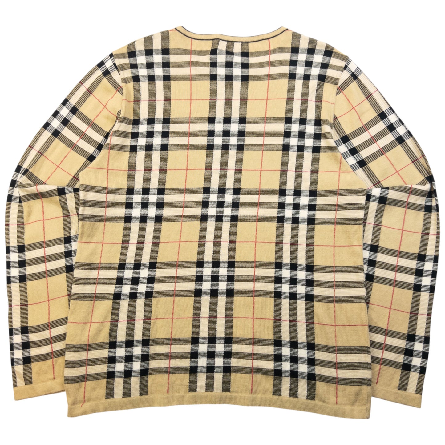 Vintage 2000s Burberry Nova Check Jumper Size M