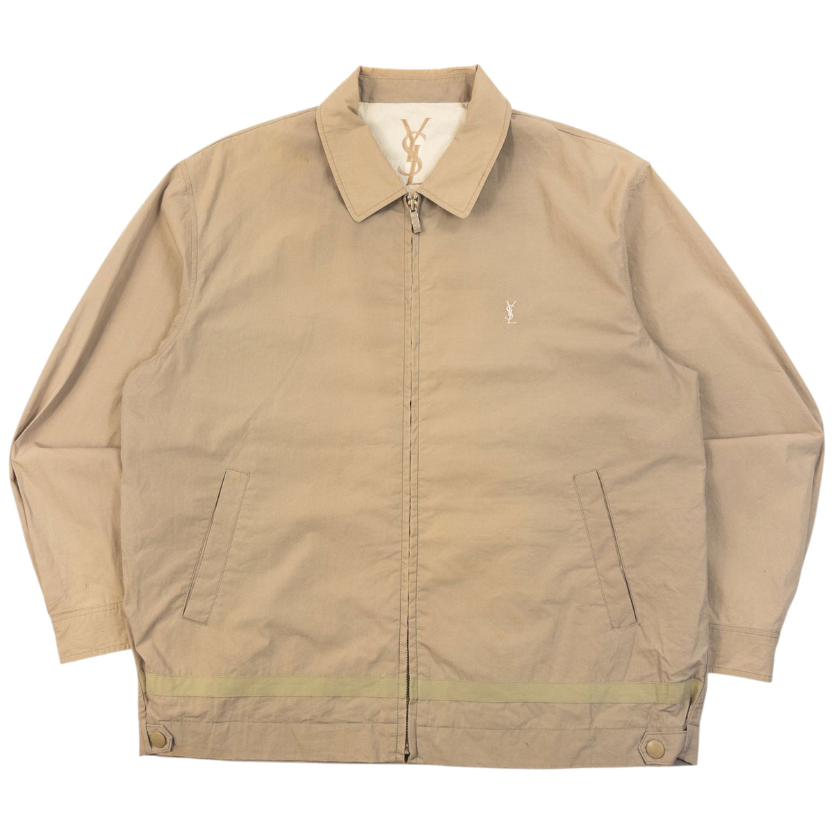 Vintage 90s YSL Yves Saint Laurent Harrington Jacket Size L