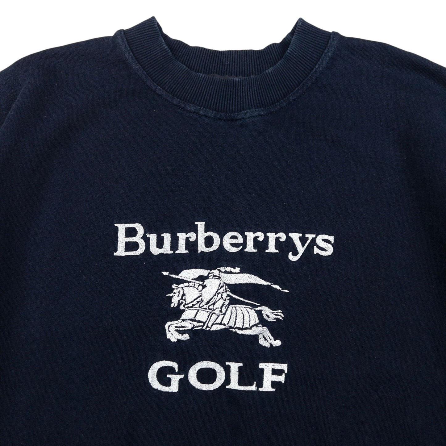 Vintage Burberry Golf Embroidered Sweatshirt Size M