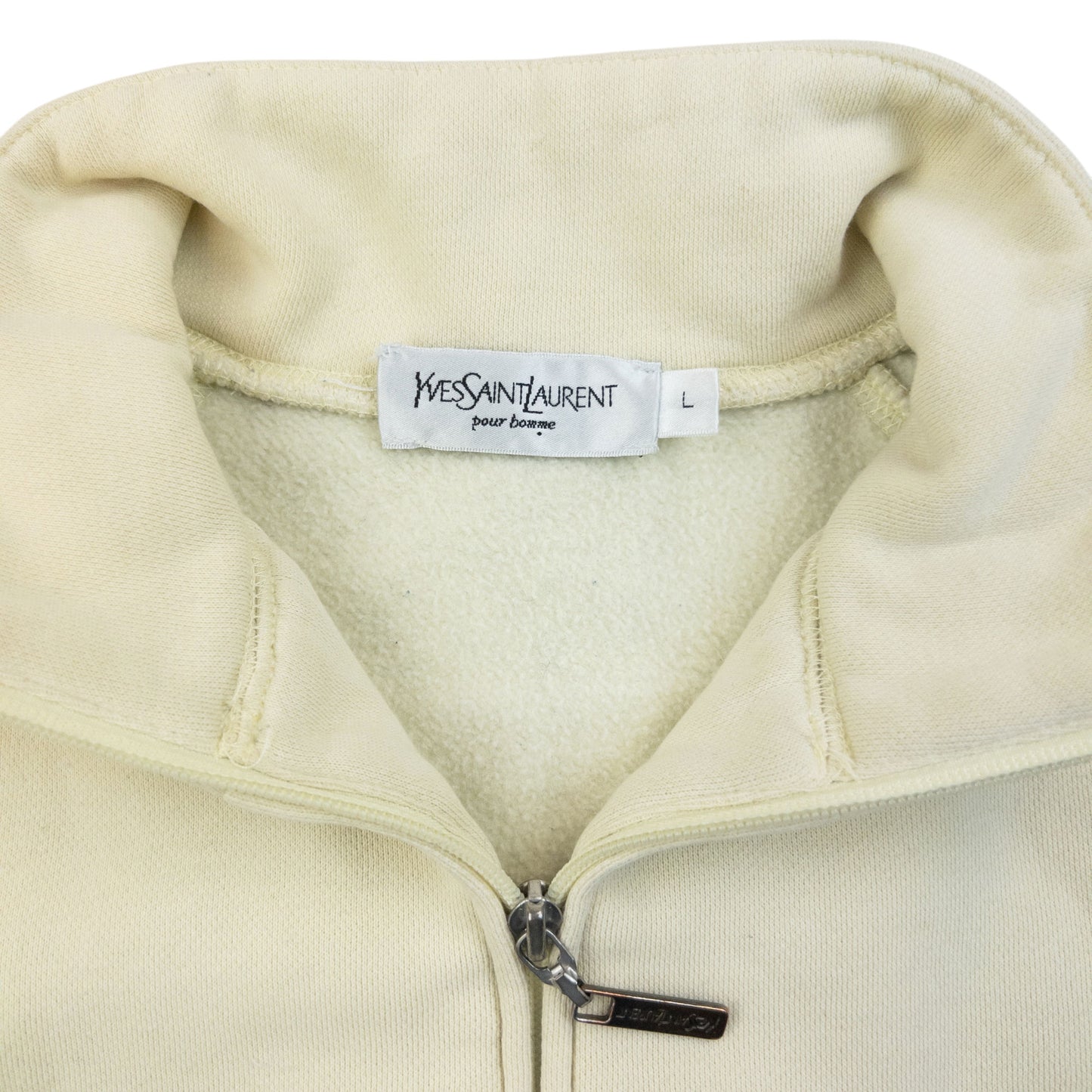 Vintage 2000s YSL Yves Saint Laurent Zip Up Sweatshirt Size M