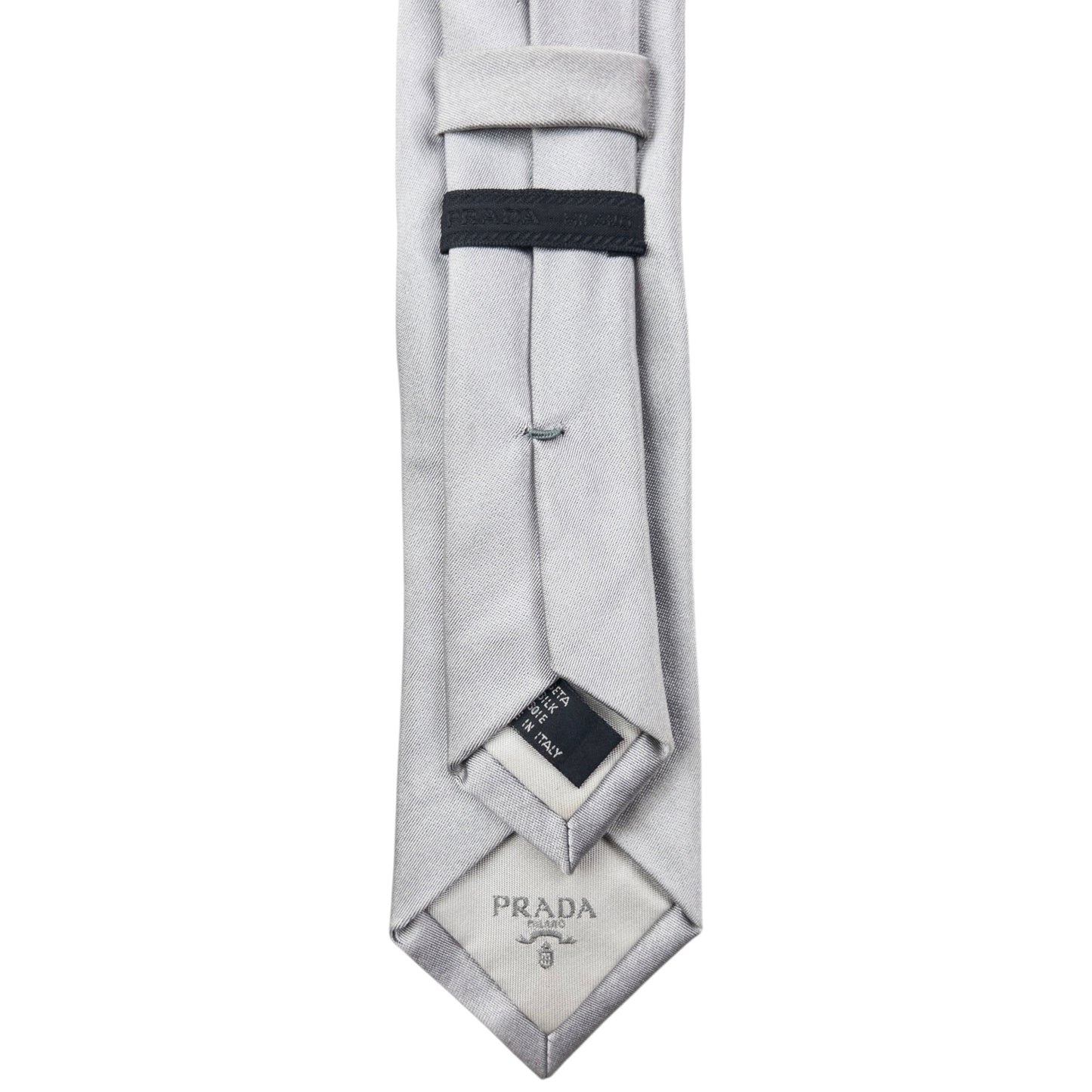 Vintage 2000s Prada Skinny Silk Tie