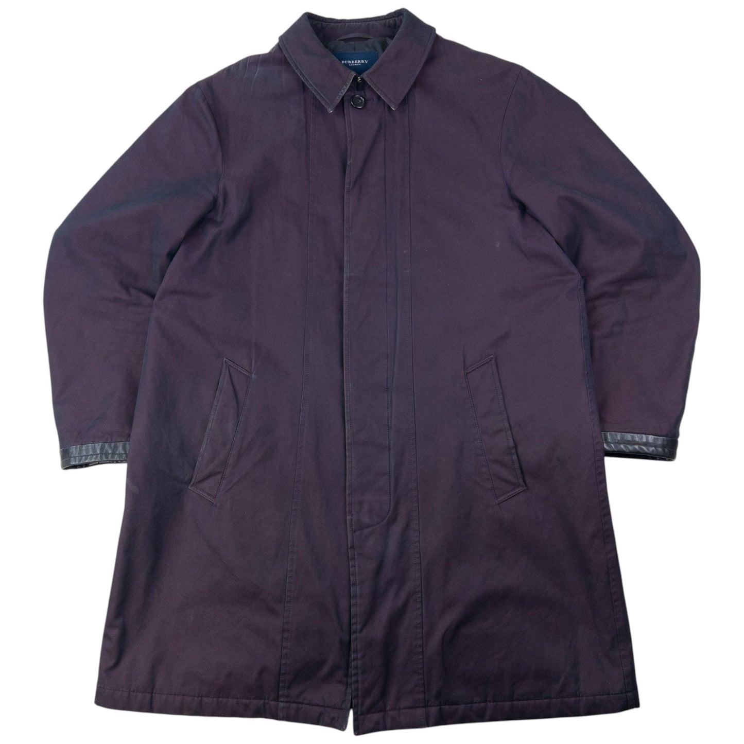 Vintage 2000s Burberry Button Up Trench Jacket Size L