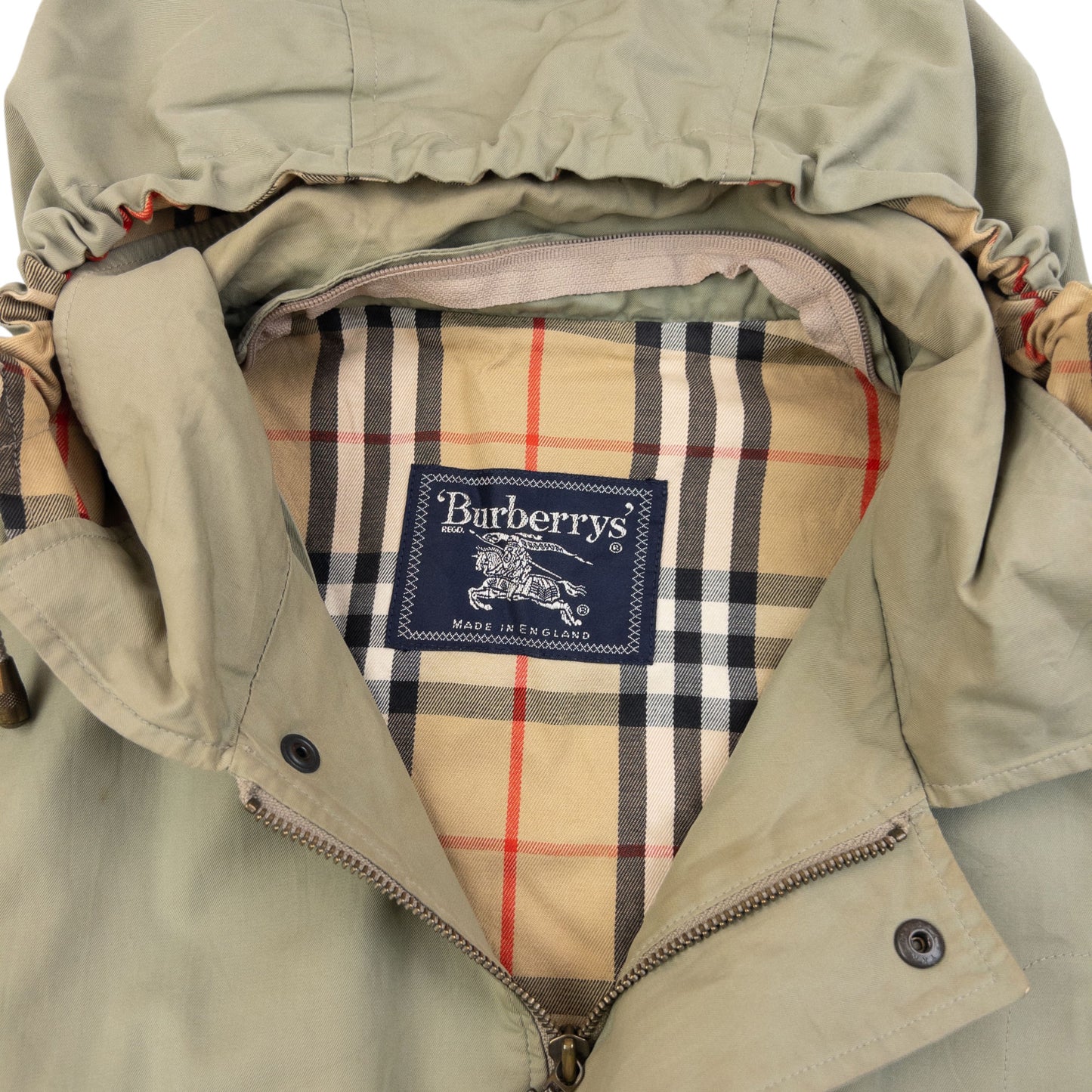 Vintage 90s Burberry Nova Check Lined Jacket Size M
