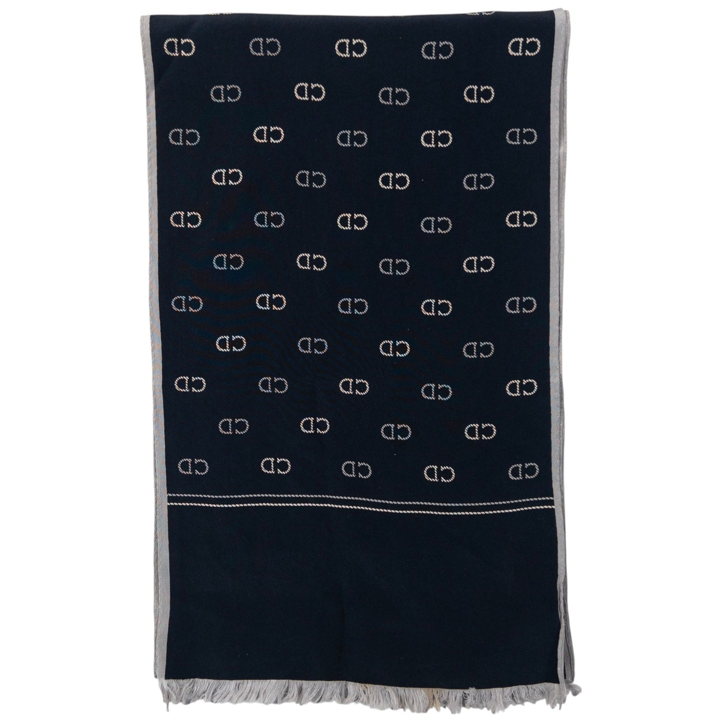 Vintage Dior Monogram Silk Scarf