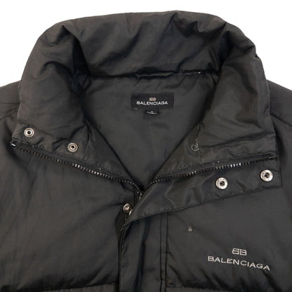 Vintage 90s Balenciaga Zip Up Puffer Jacket Size M