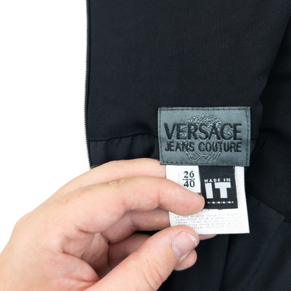 Vintage 2000s Versace Jeans Couture Embroidered Dress Womens Size M