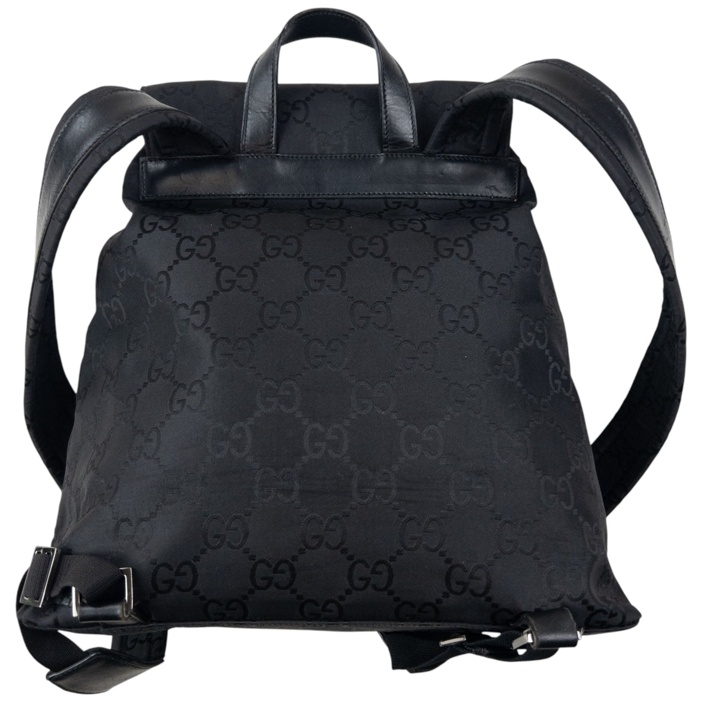 Vintage 2000s Gucci Monogram Bucket Backpack