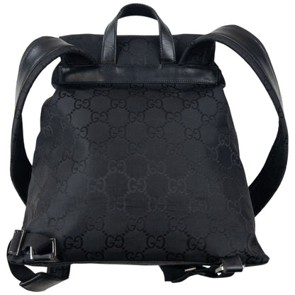 Vintage 2000s Gucci Monogram Bucket Backpack