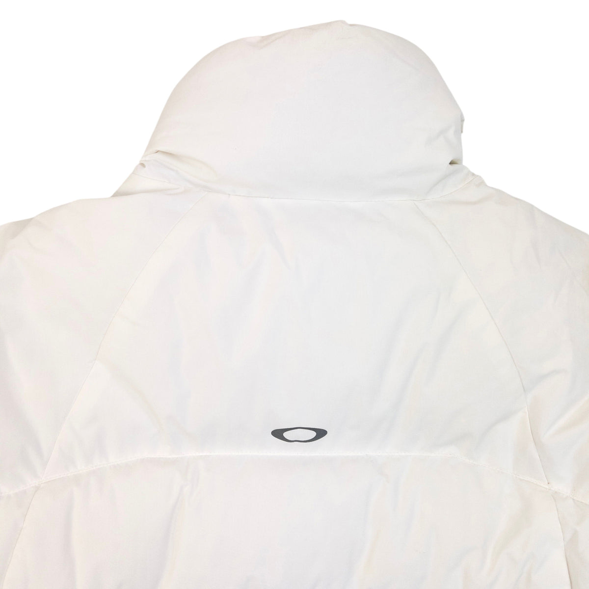 Vintage 2000s Oakley Zip Up Puffer Jacket in white (polyester), photo 7