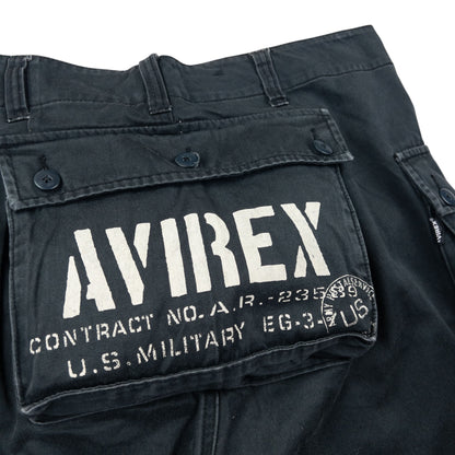 Vintage AVIREX Cargo Pocket Trousers Size W35