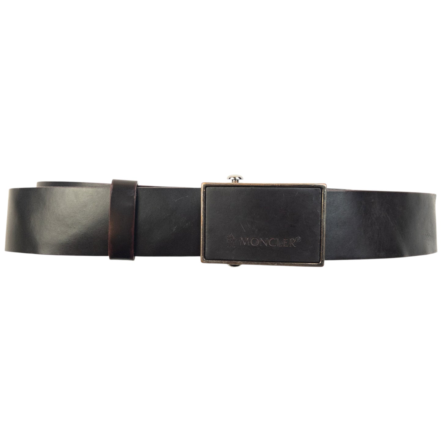 Vintage 90s Moncler Leather Belt One SIze