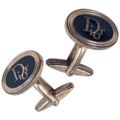 Vintage 90s Dior Embossed Cufflinks