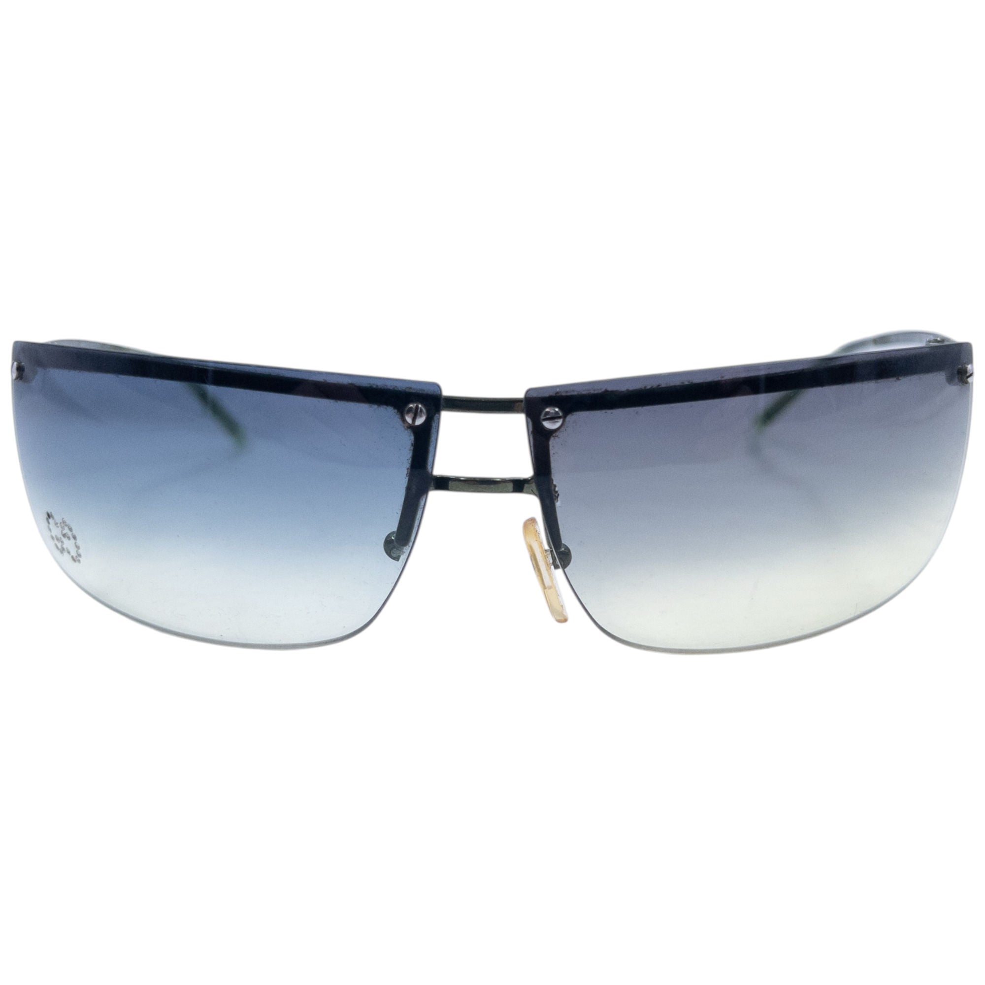 Vintage Gucci Diamonte Rimless Sunglasses