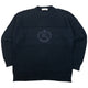 Vintage 90s Burberry Embroidered Knit Jumper Size XL