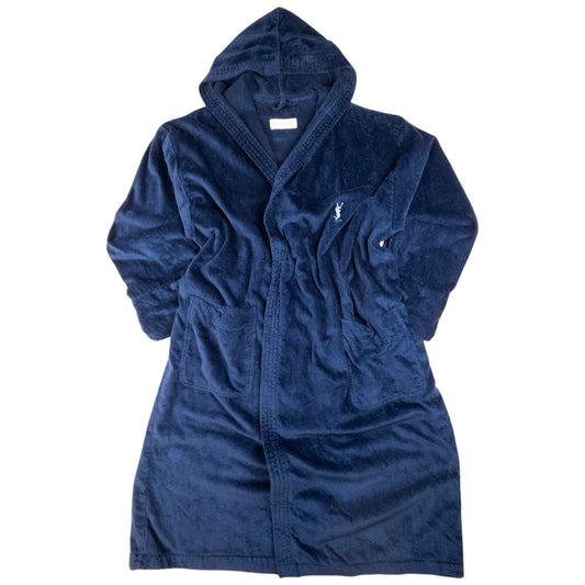 Vintage YSL Yves Saint Laurent Hooded Dressing Gown Size XXL