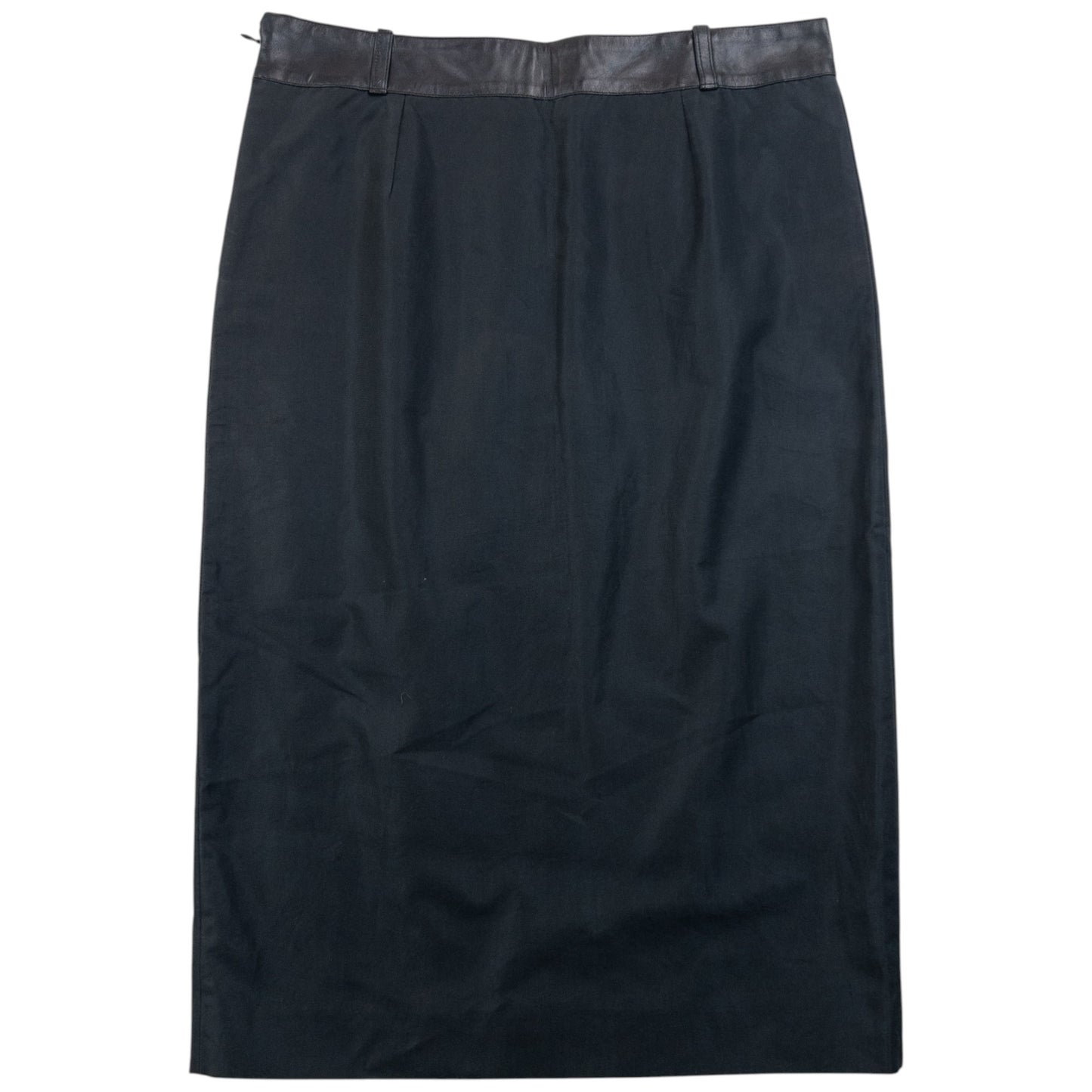 Vintage 90s Gucci By Tom Ford Leather Waist Skirt Womens Size W27
