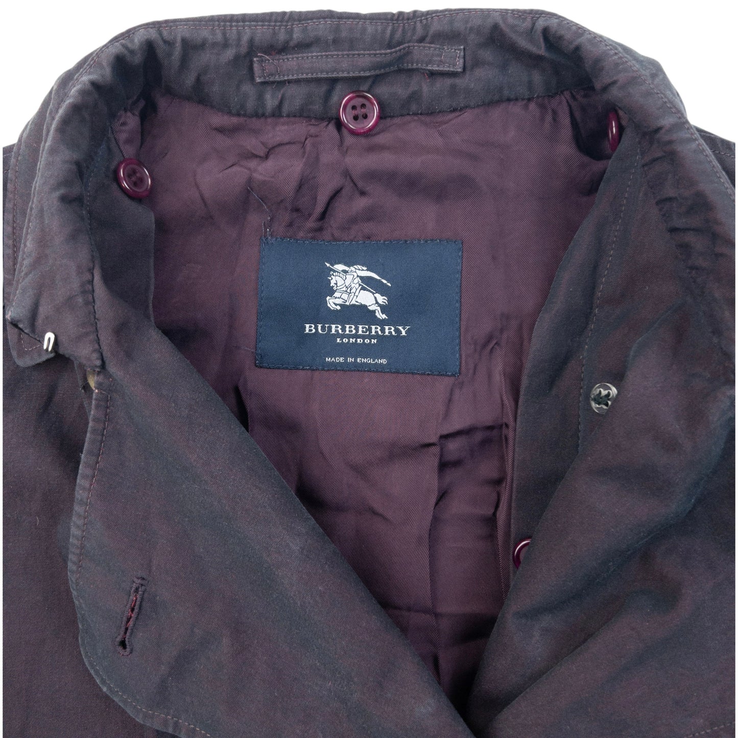 Vintage 2000s Burberry Trench Jacket Womens Size L