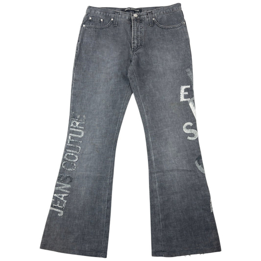 Vintage 2000s Versace Jeans Couture Embroidered Denim Jeans Womens Size W29
