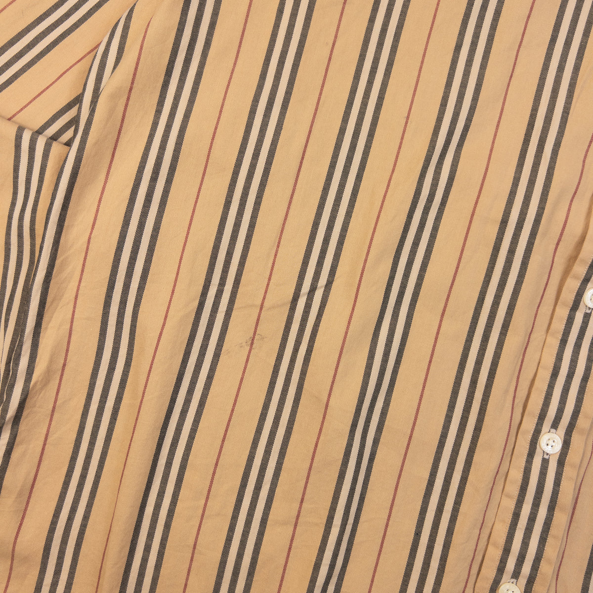 Vintage 2000s Burberry Nova Stripe Long Sleeve Button Up Shirt Size XL