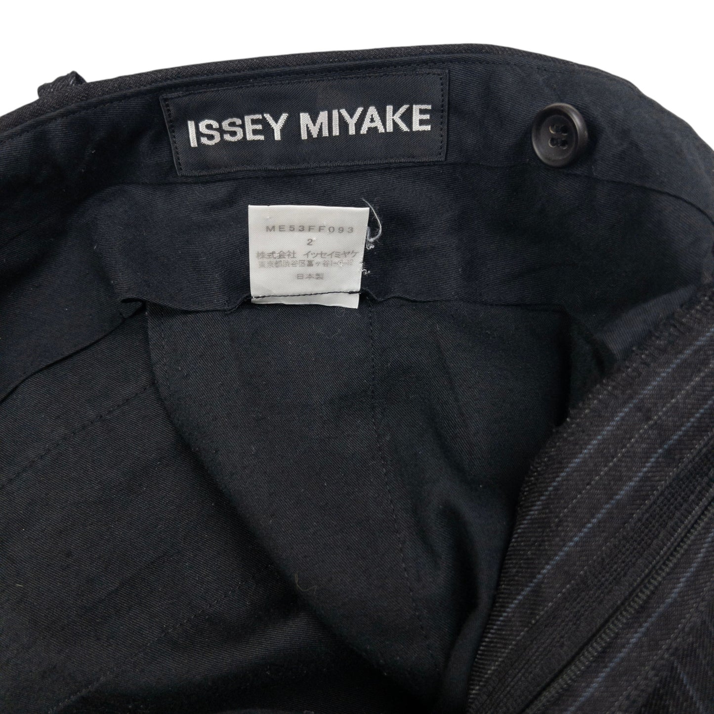 Vintage Issey Miyake Pinstripe Trousers Size W31