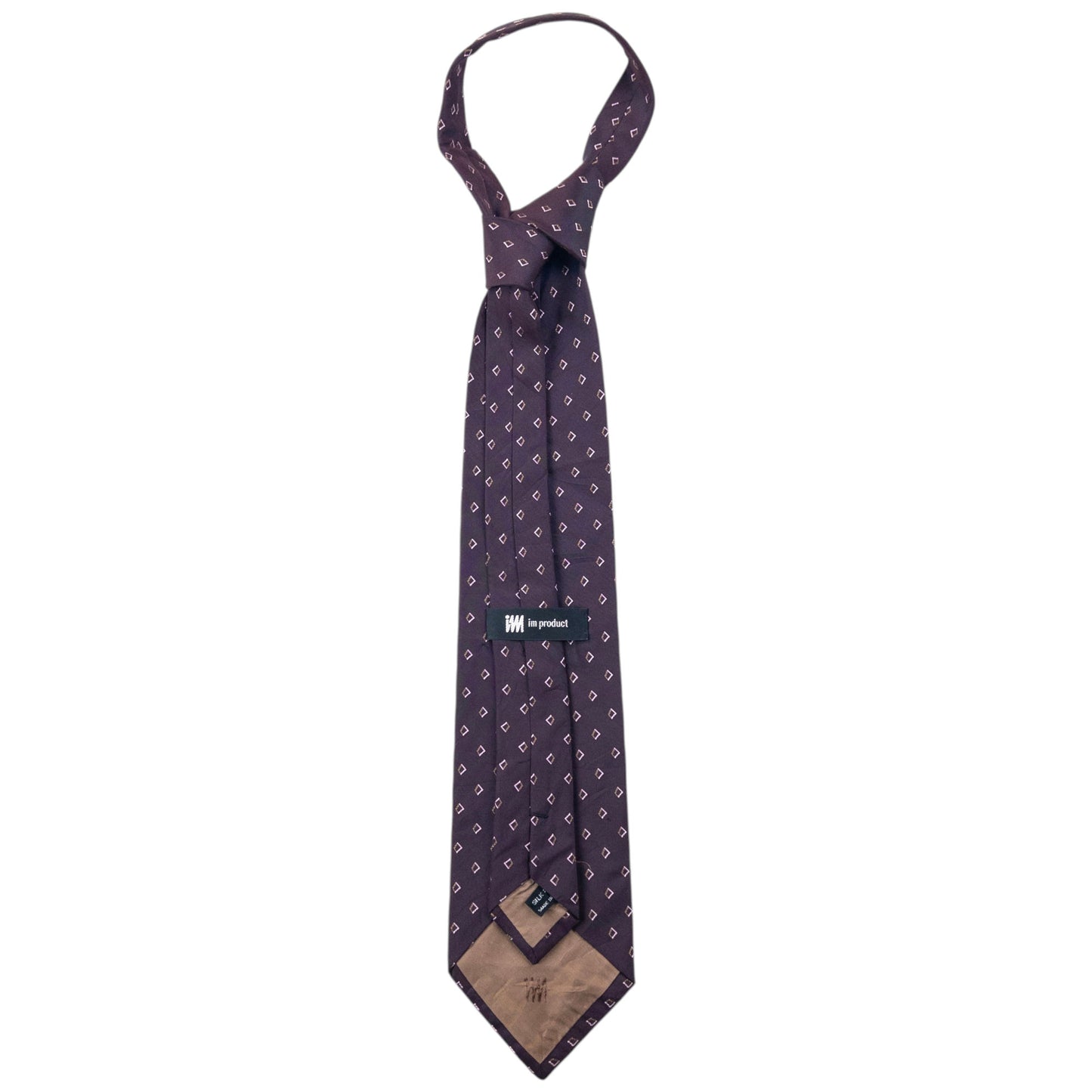 Vintage 90s Issey Miyake Pattern Silk Tie