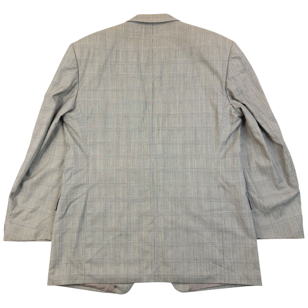 Vintage 90s YSL Yves Saint Laurent Checkered Jacket & Trousers Suit Set Size M