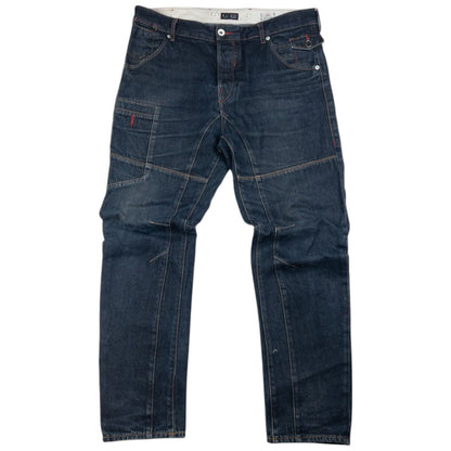 Vintage Armani Jeans Curve Leg Denim Jeans Size W38