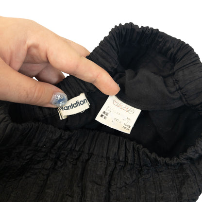 Vintage 90s Plantation By Issey Miyake Crinkle Skirt Womens One Size