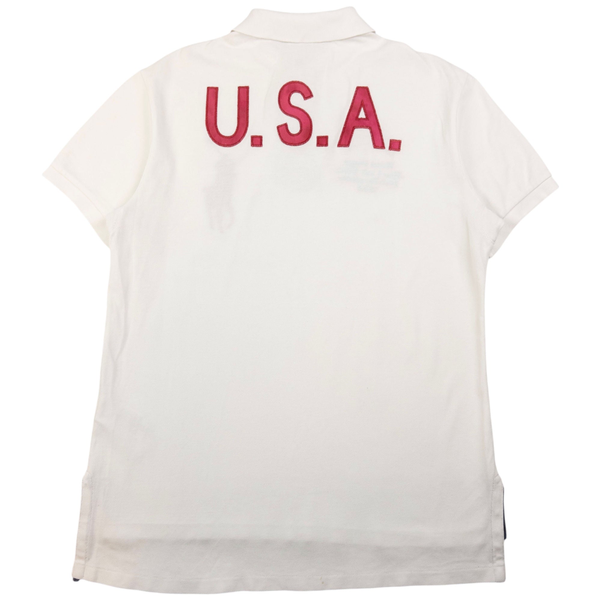 Vintage Polo Ralph Lauren USA Track & Field Championship Polo Shirt Size M