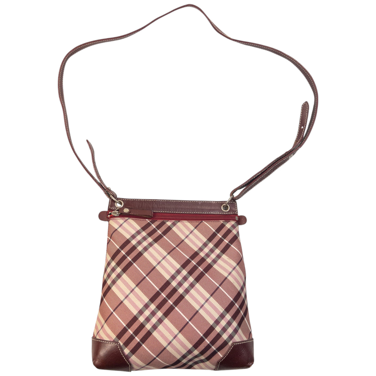 Vintage Burberry Blue Label Nova Check schoudertas uit de jaren 2000