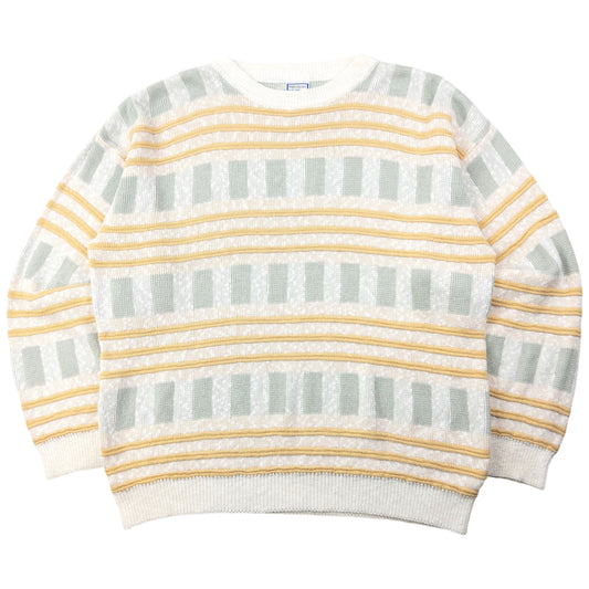 Vintage 80s YSL Yves Saint Laurent Knit Jumper Size XL