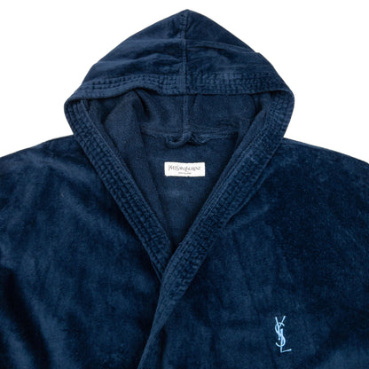 Vintage YSL Yves Saint Laurent Hooded Dressing Gown Size XXL