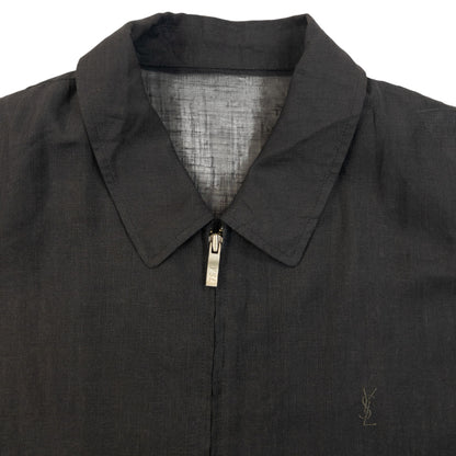 Vintage 90s YSL Yves Saint Laurent Harrington Jacket Size L