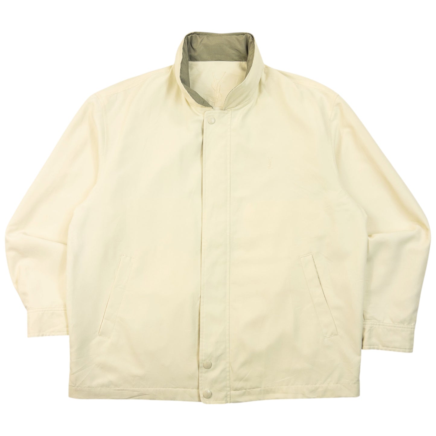 Vintage 90s YSL Yves Saint Laurent Harrington Jacket Size M