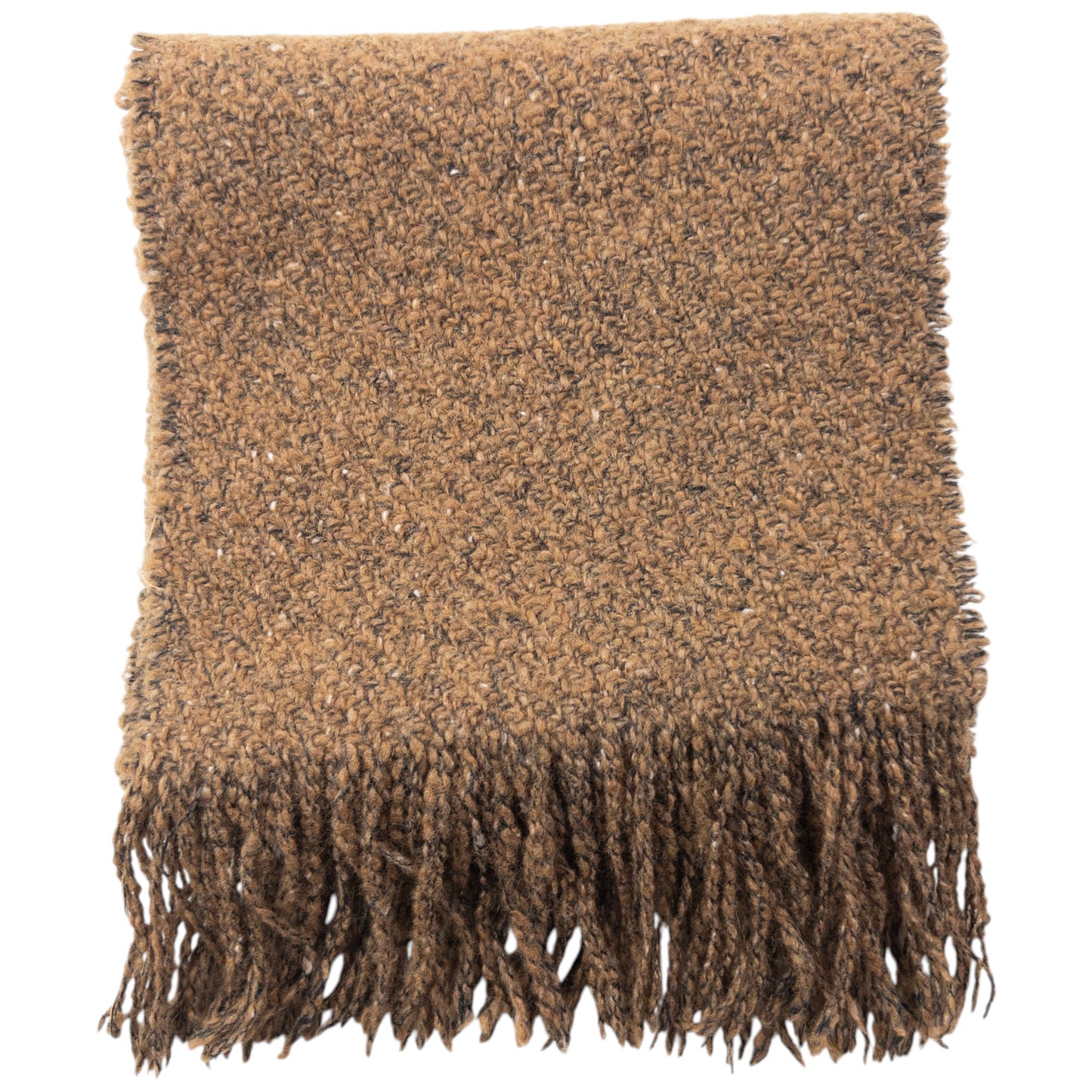 Vintage Burberry Wool Tassel Scarf