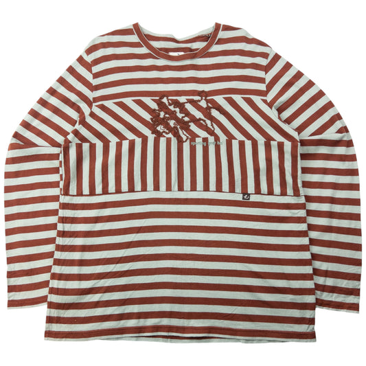 Vintage 90s Hai Sporting Gear By Issey Miyake Striped Long Sleeve T Shirt Size S