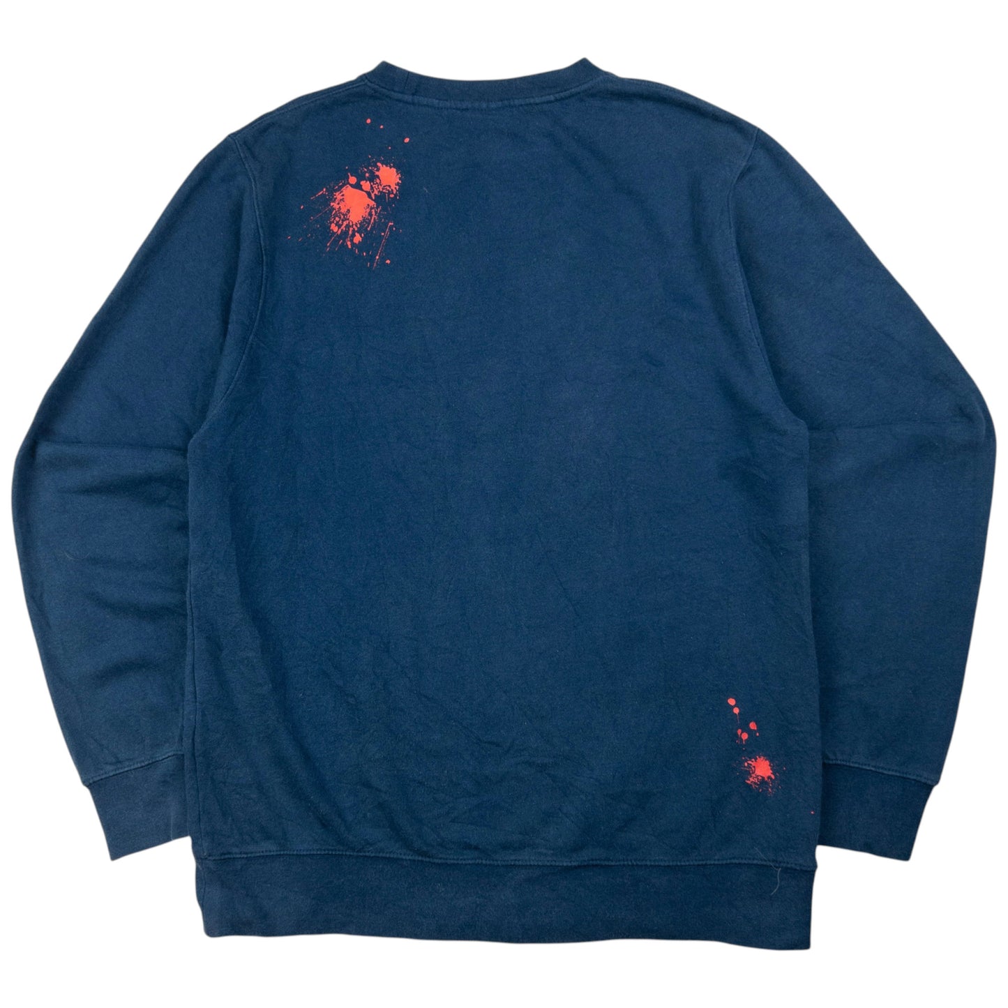 Vintage Stussy Paint Splat Graphic Sweatshirt Size M