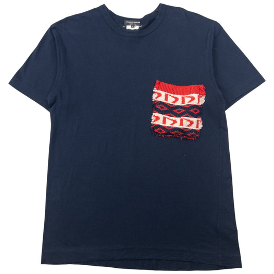 Vintage 2010 Comme Des Garçons HOMME Knit Pocket T Shirt Size M
