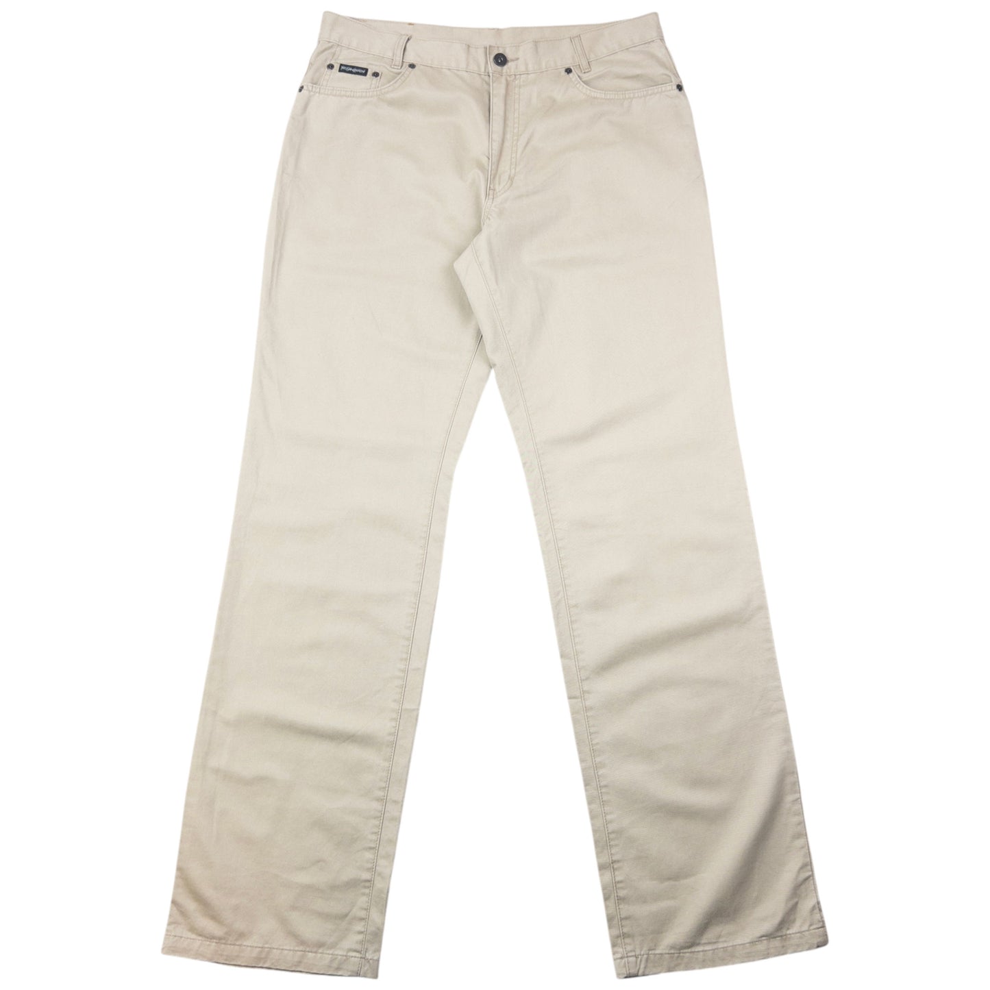 Vintage 2000s YSL Yves Saint Laurent Embroidered Chino Trousers Size W34