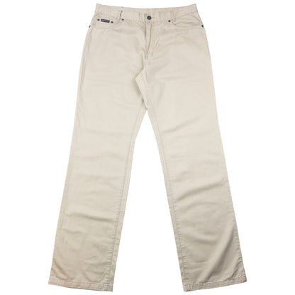 Vintage 2000s YSL Yves Saint Laurent Embroidered Chino Trousers Size W34