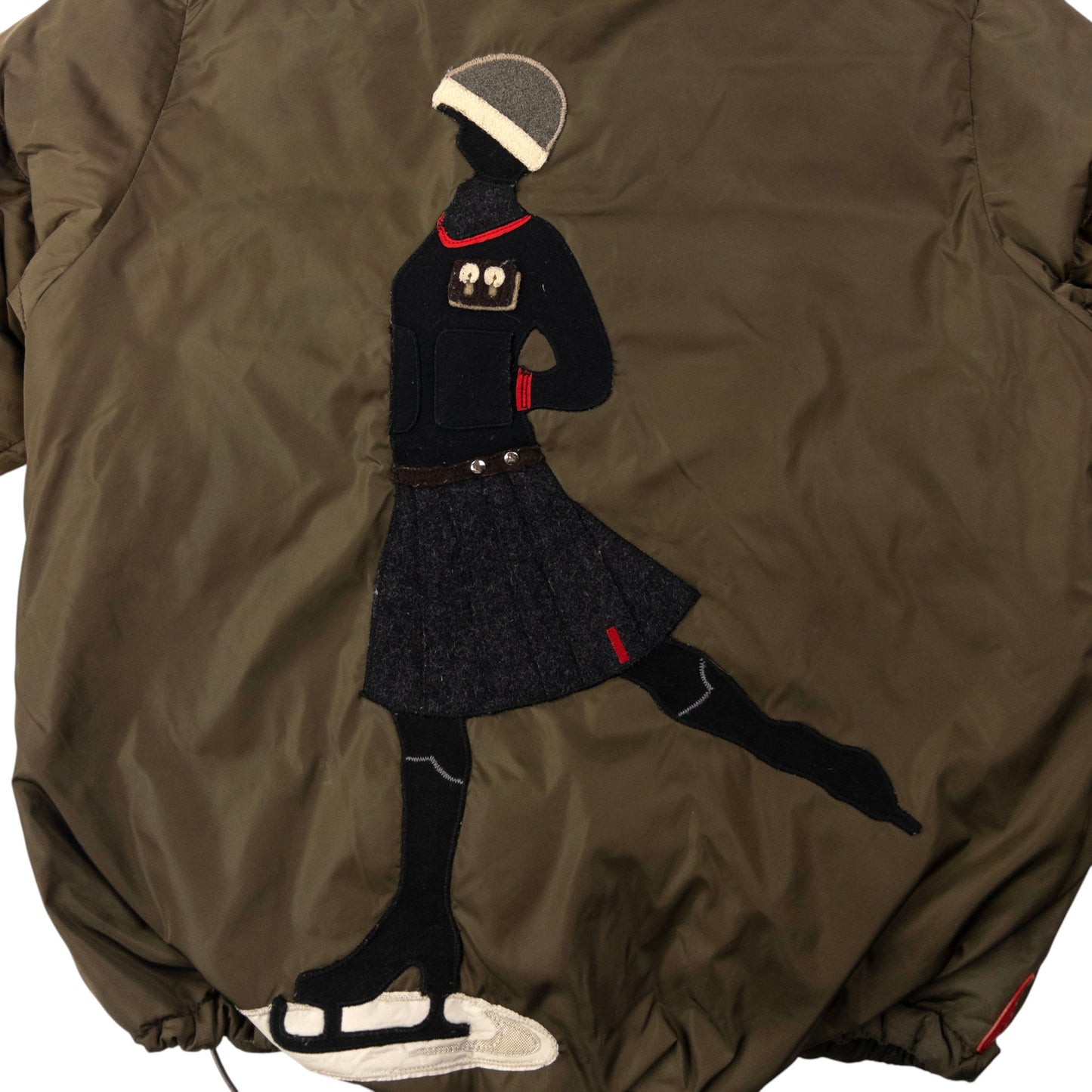 Vintage Prada Sport Ice Skater Puffer Jacket Womens Size M