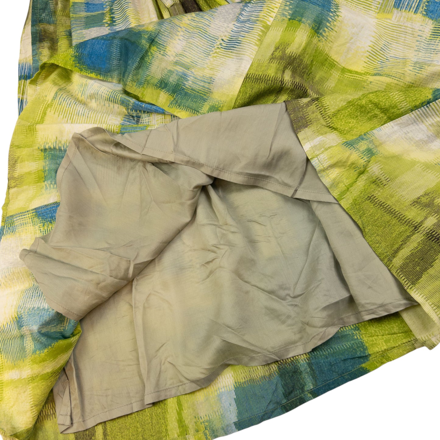 Vintage Plantation By Issey Miyake Pattern Skirt Womens Size W30